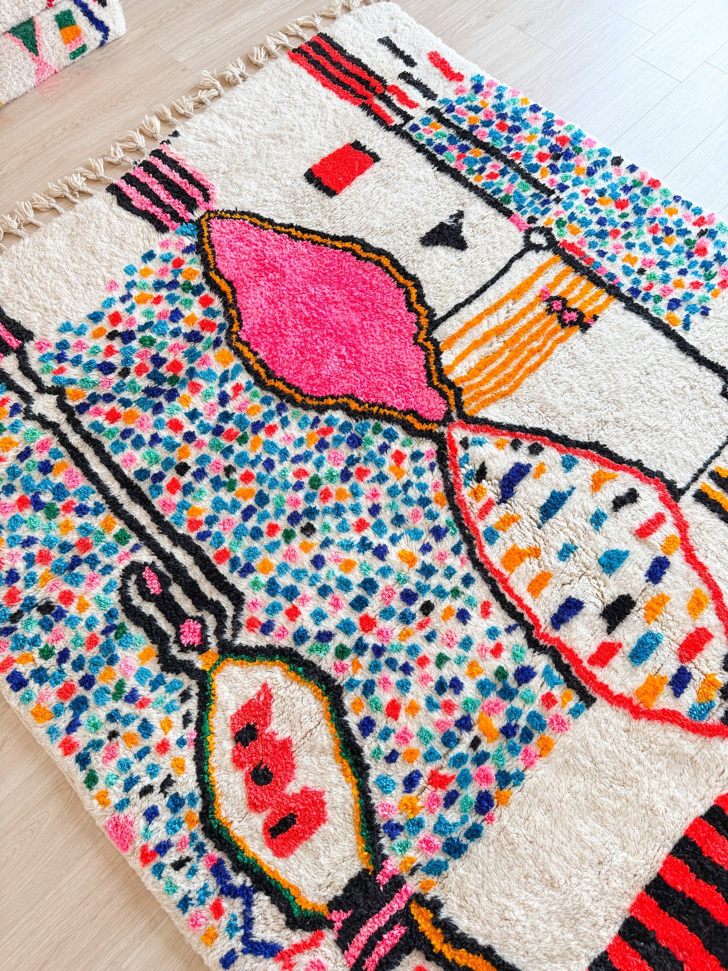 Colorful Berber rug 224 x 335 cm - n°2202