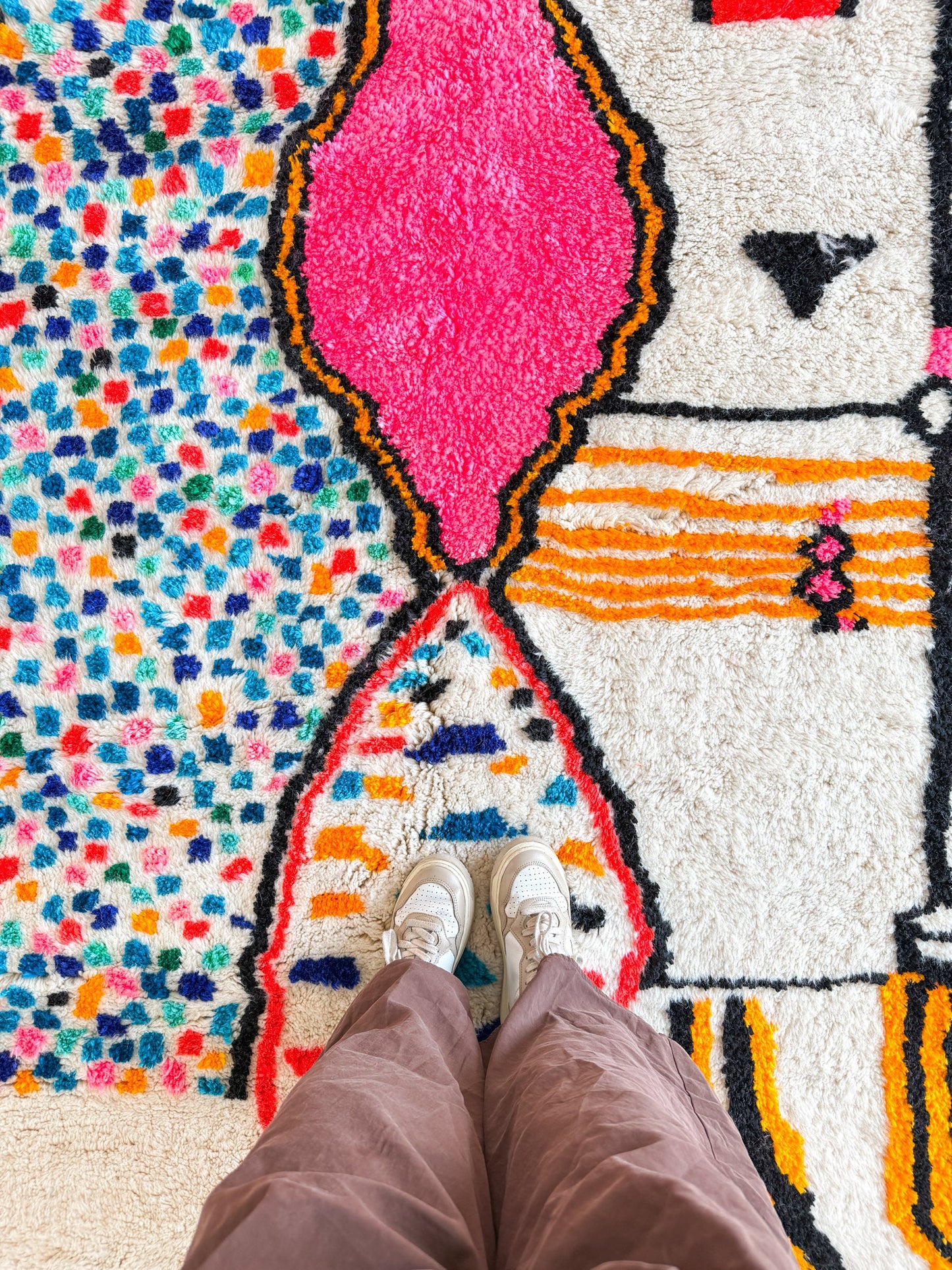 Colorful Berber rug 224 x 335 cm - n°2202