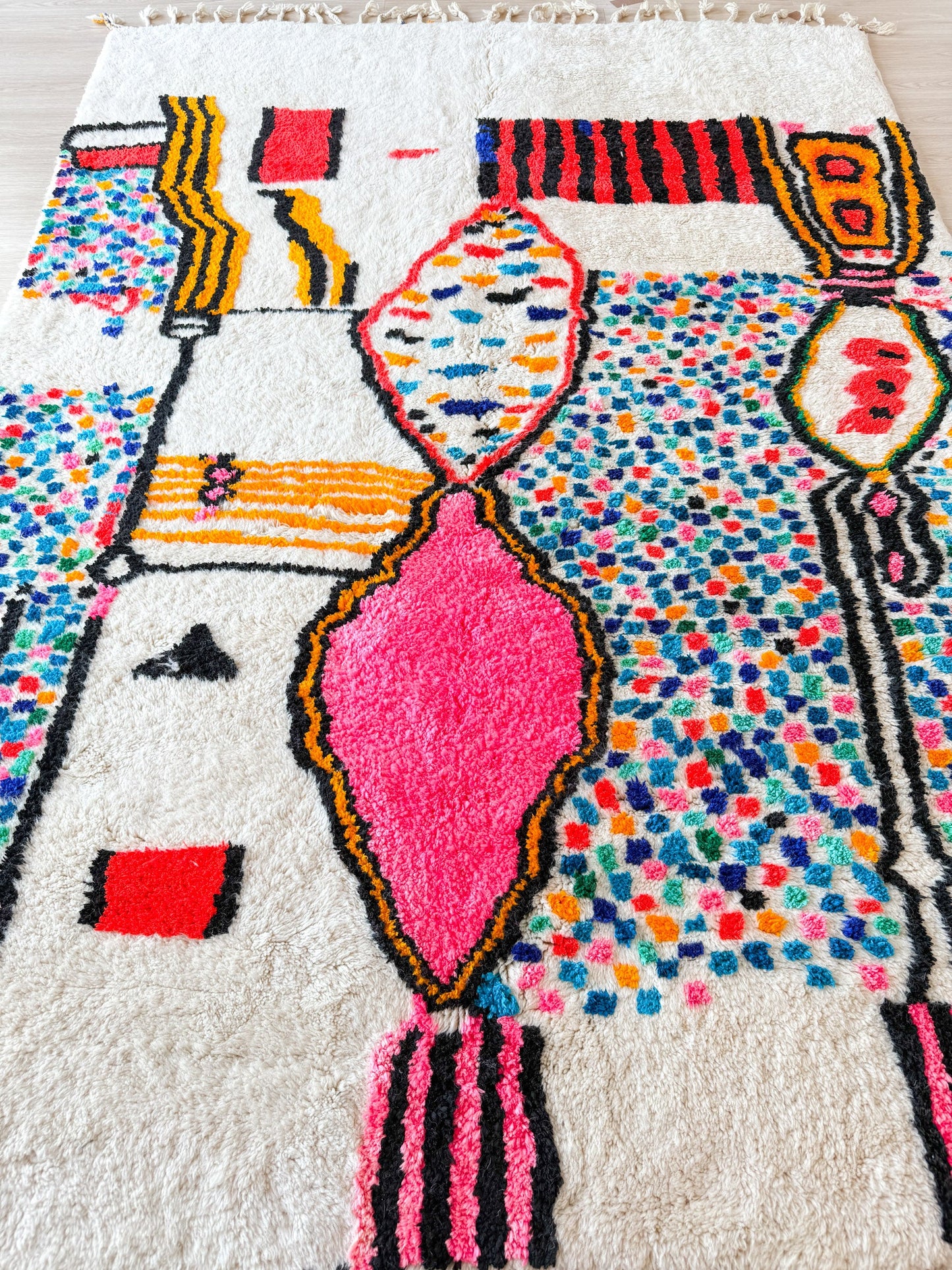 Colorful Berber rug 224 x 335 cm - n°2202