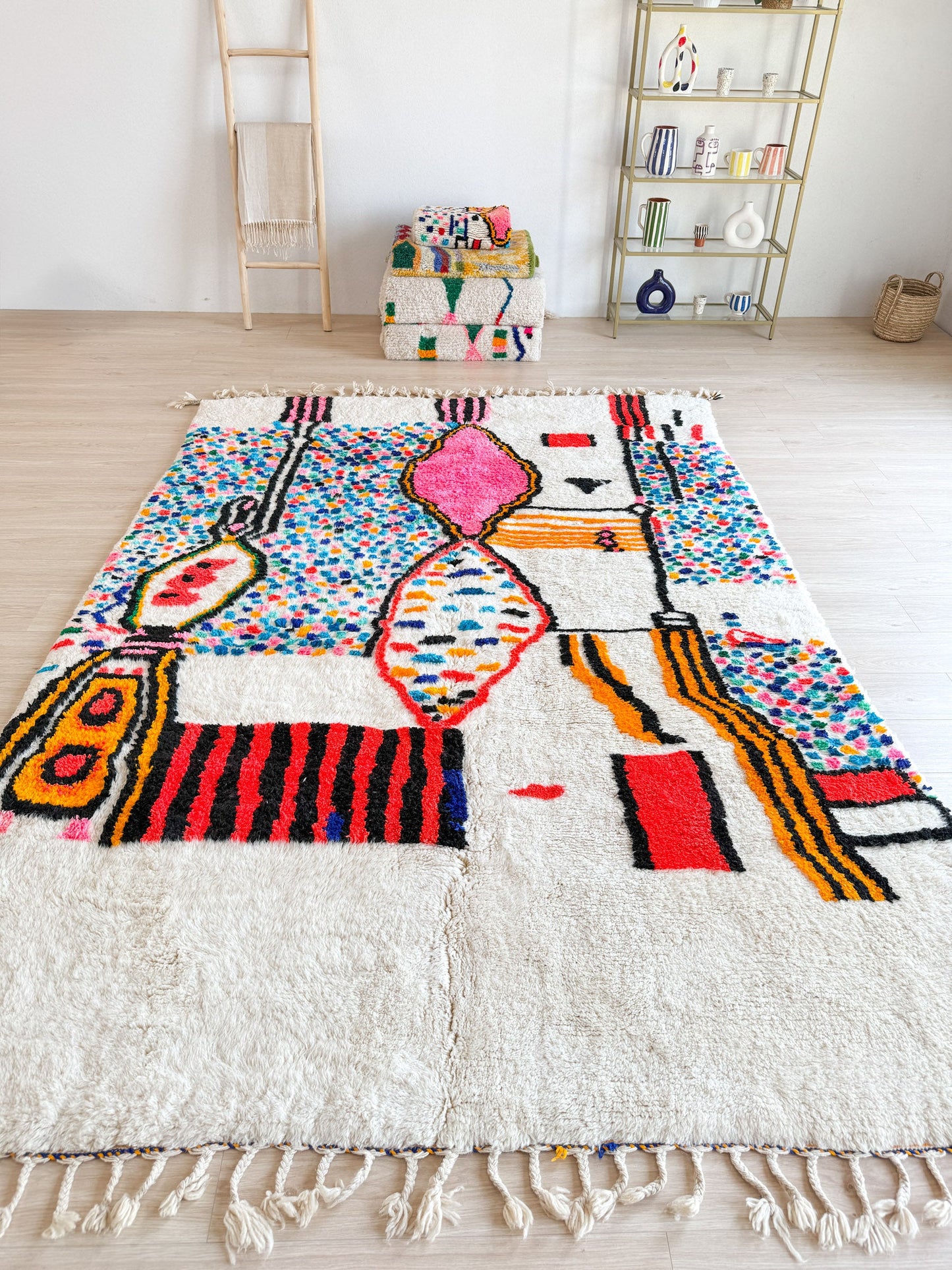 Colorful Berber rug 224 x 335 cm - n°2202