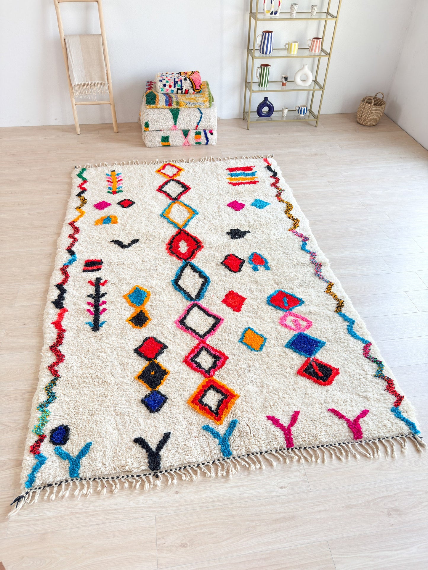 Colorful Berber rug 194 x 315 cm - no. 2264