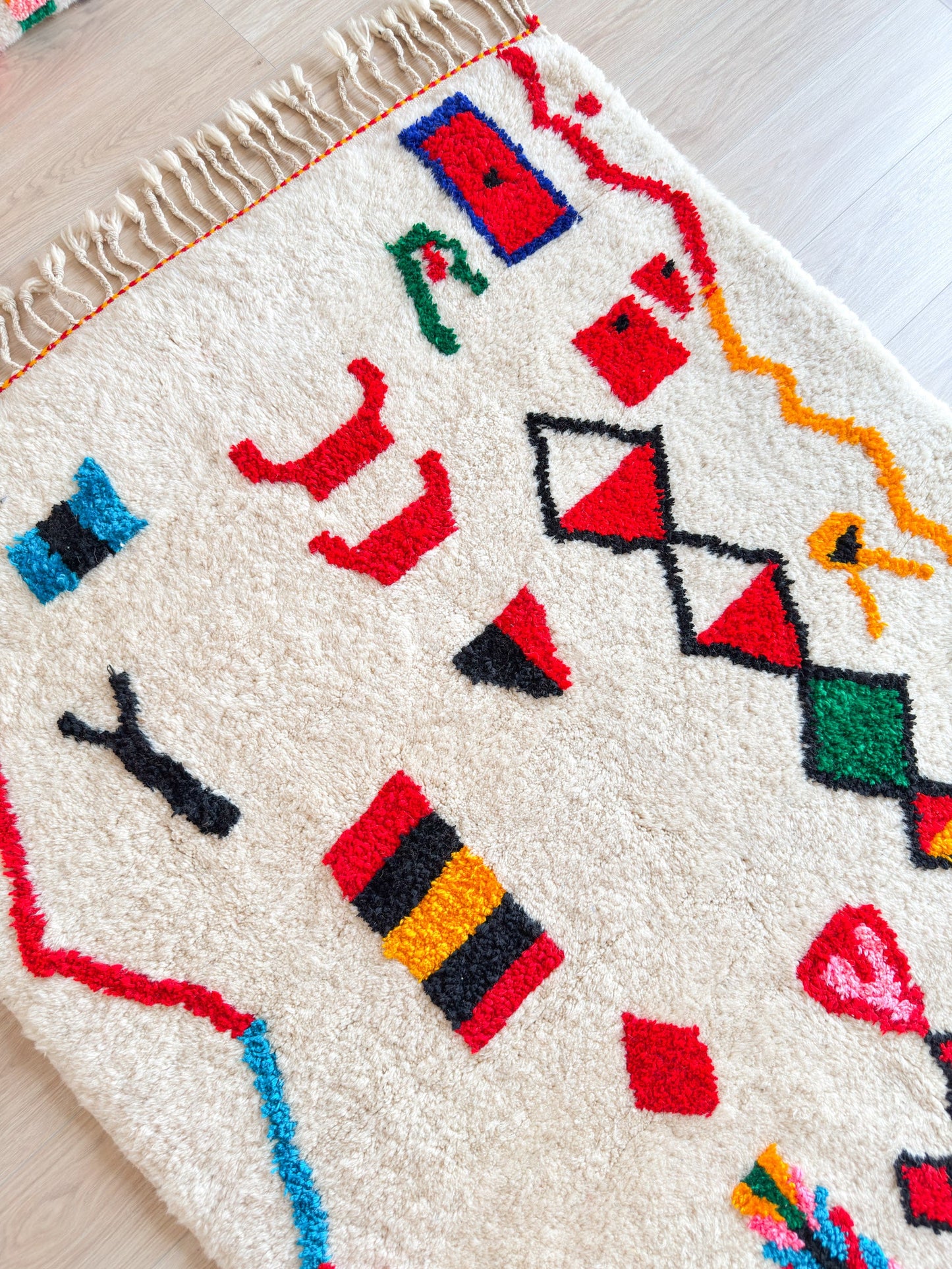 Colorful Berber rug 149 x 281 cm - n°2201