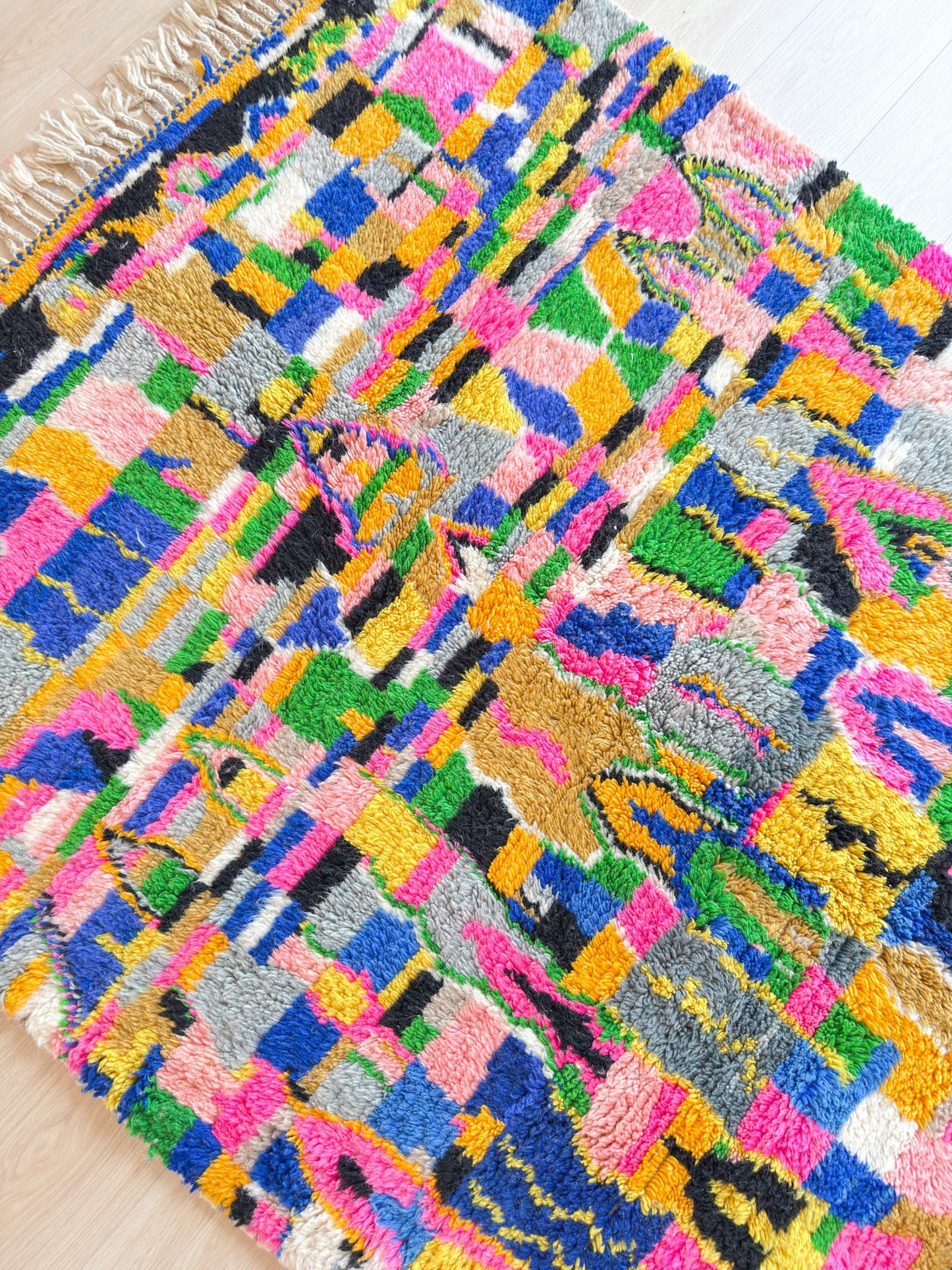 Colorful Berber rug 161 x 260 cm - n°2248