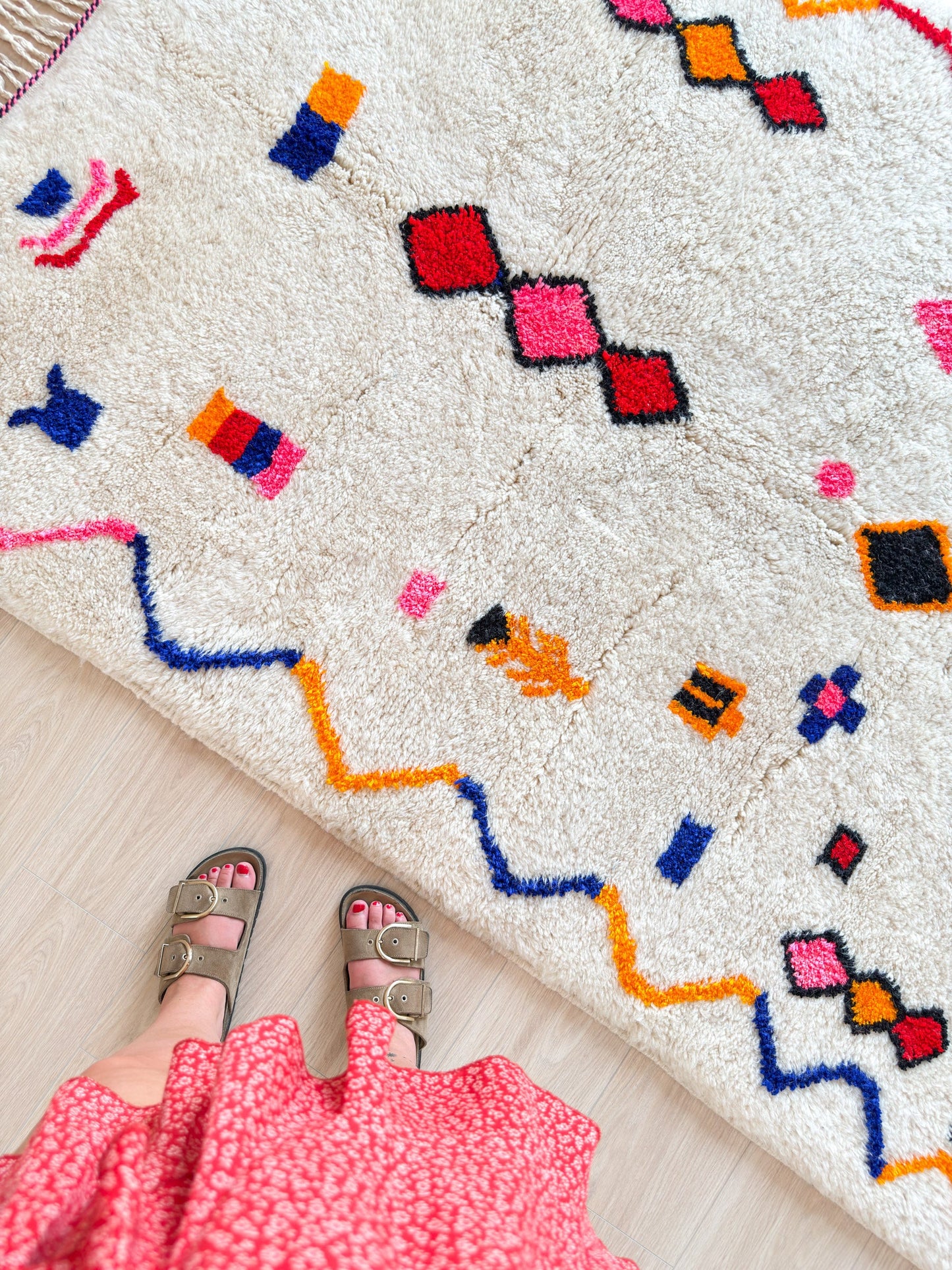 Colorful Berber rug 149 x 230 cm - n°2217