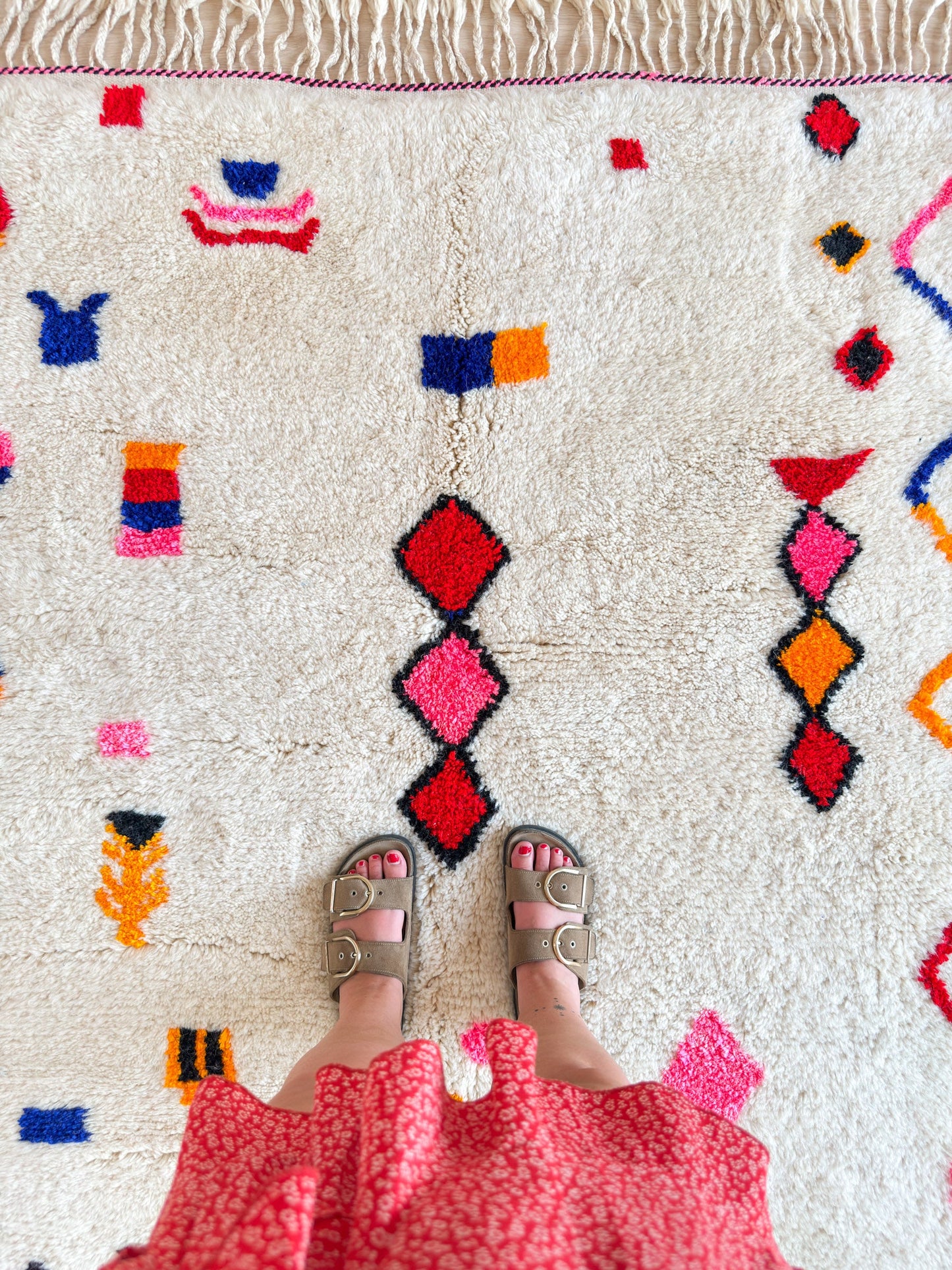 Colorful Berber rug 149 x 230 cm - n°2217