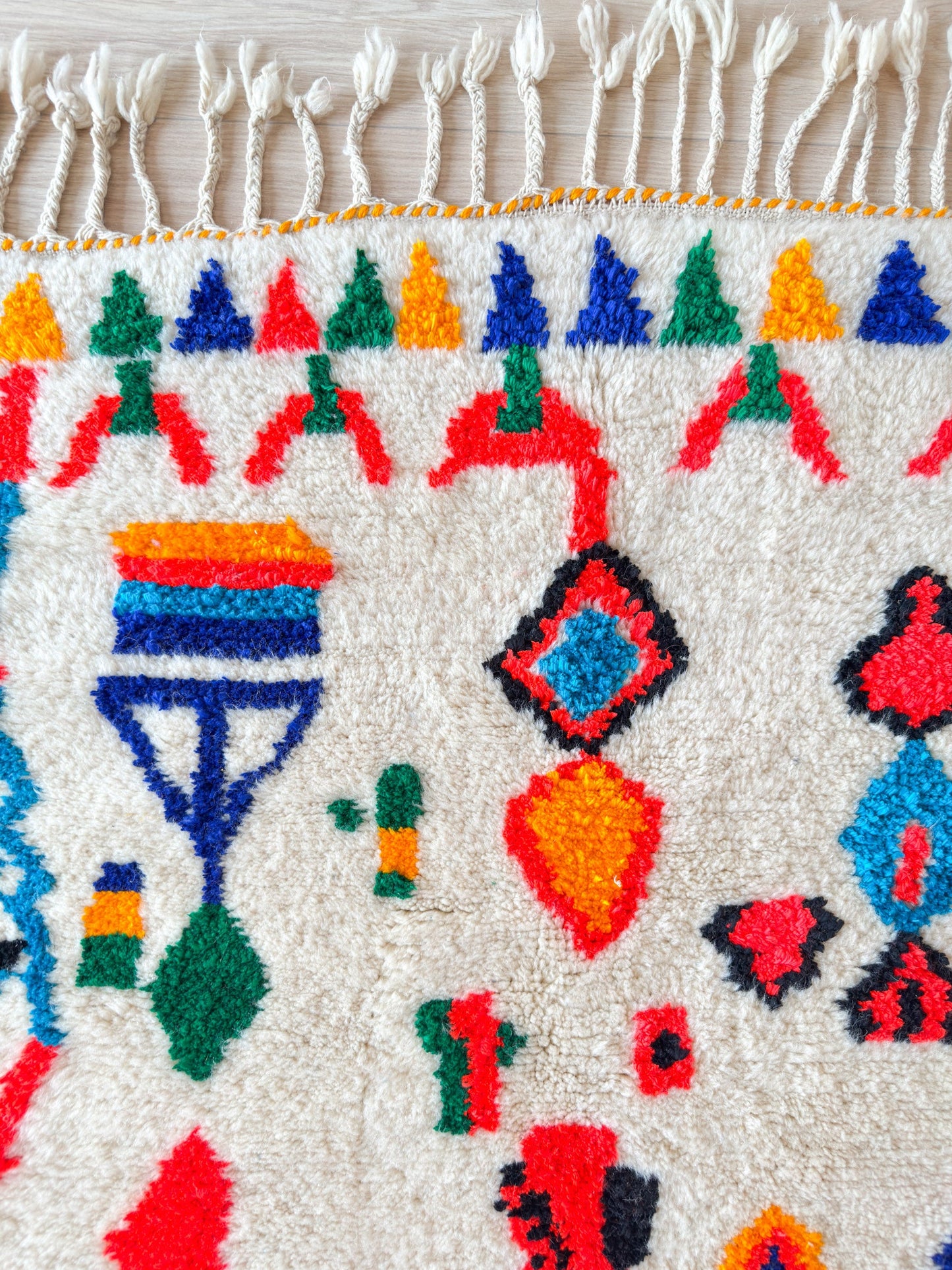 Colorful Berber rug 103 x 181 cm - n°2214