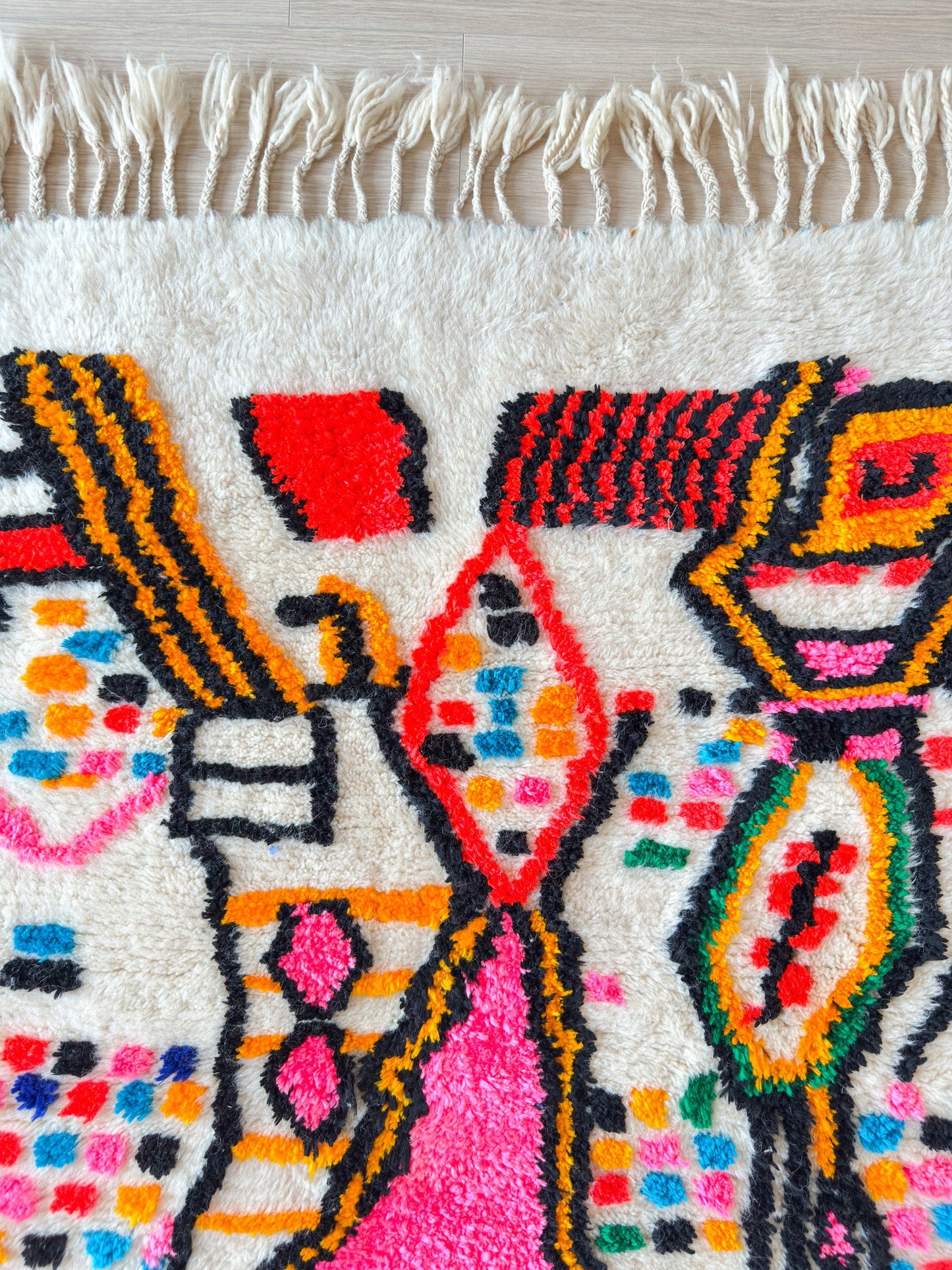 Colorful Berber rug 107 x 189 cm - n°2209