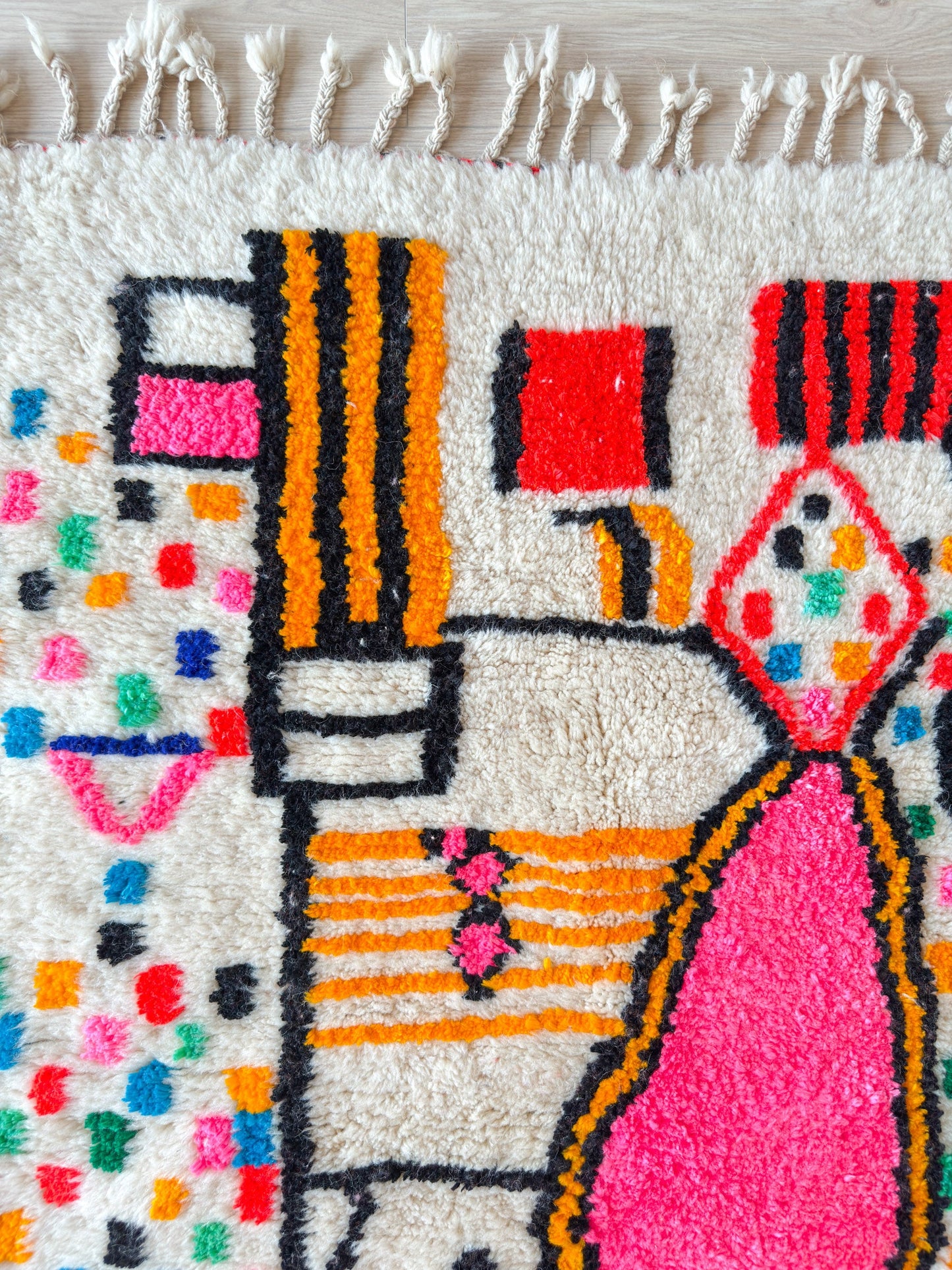 Colorful Berber rug 116 x 190 cm - n°2226