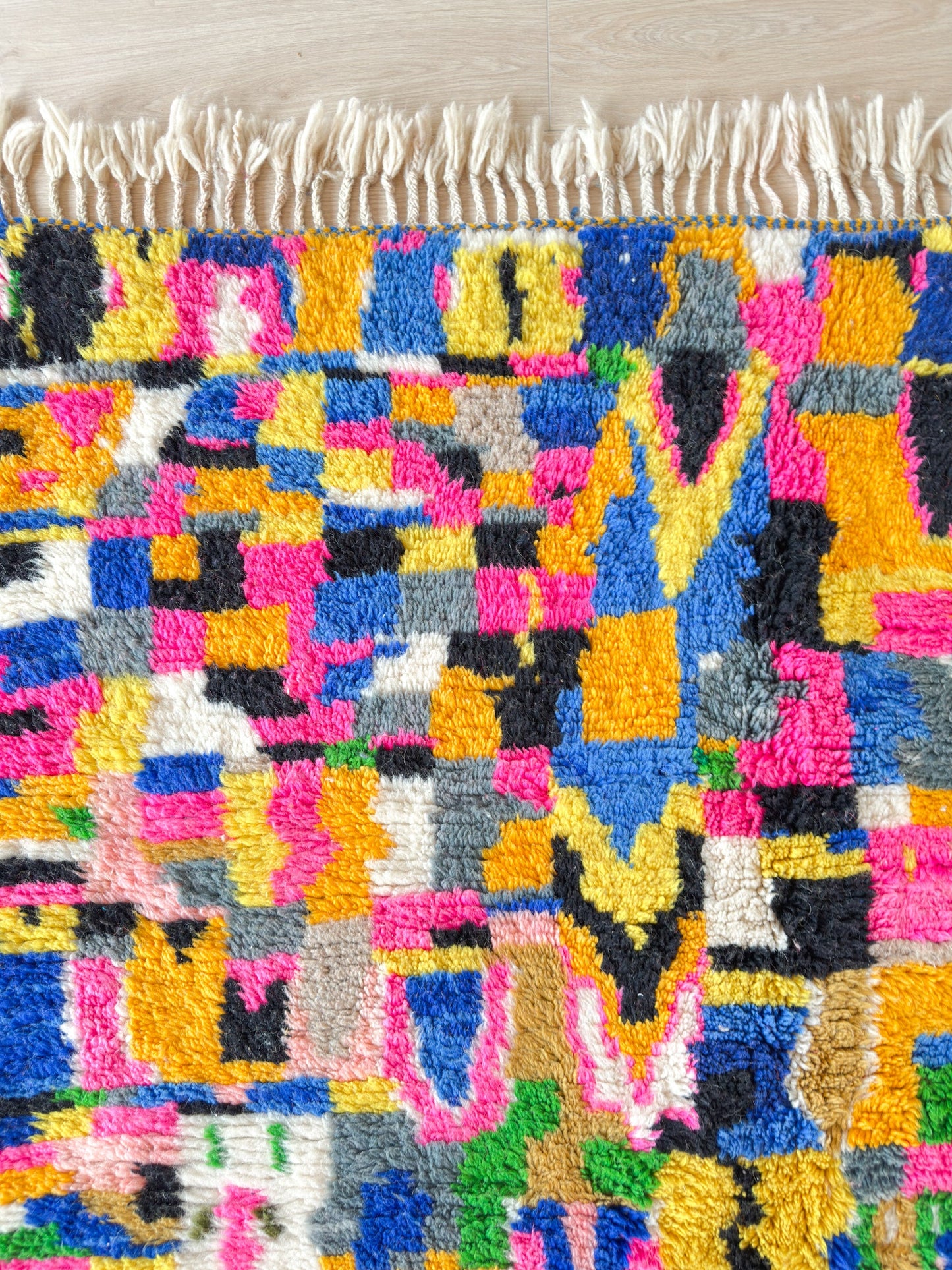 Colorful Berber rug 161 x 260 cm - n°2248